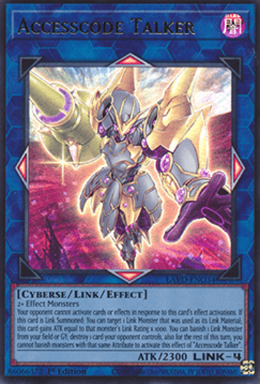 Accesscode Talker - LAVD-ENO34 - Ultra Rare 1st Edition