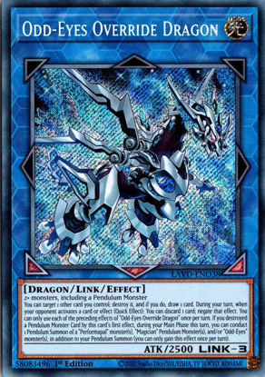 Odd-Eyes Override Dragon - LAVD-ENO38 - Secret Rare 1st Edition
