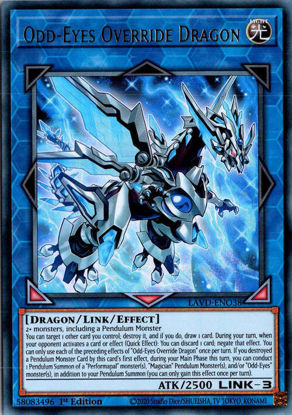 Odd-Eyes Override Dragon - LAVD-ENO38 - Ultra Rare 1st Edition