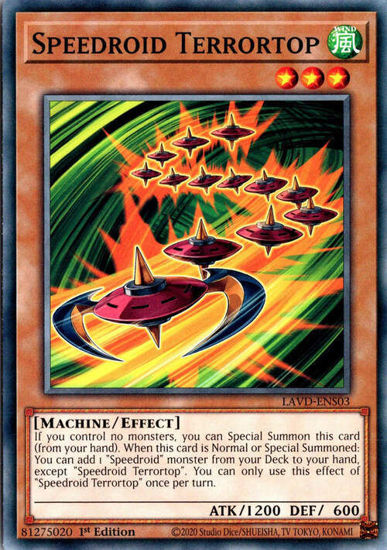 Speedroid Terrortop - LAVD-ENS03 - Common 1st Edition