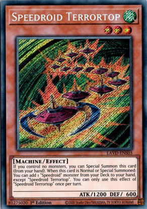 Speedroid Terrortop - LAVD-ENS03 - Secret Rare 1st Edition
