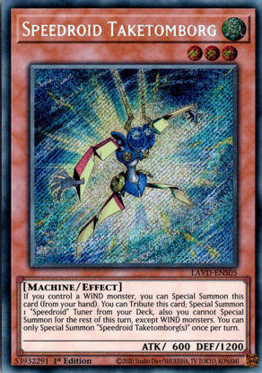 Speedroid Taketomborg - LAVD-ENS05 - Secret Rare 1st Edition