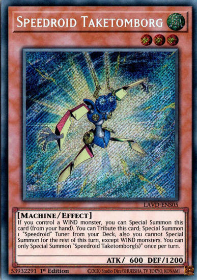 Speedroid Taketomborg - LAVD-ENS05 - Secret Rare 1st Edition