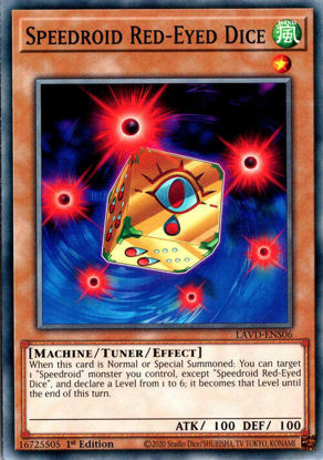 Speedroid Red-Eyed Dice - LAVD-ENS06 - Common 1st Edition