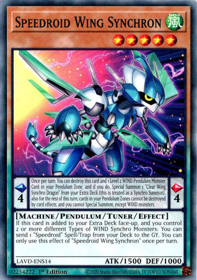 Speedroid Wing Synchron - LAVD-ENS14 - Common 1st Edition