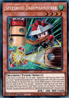 Speedroid Darumaknocker - LAVD-ENS15 - Secret Rare 1st Edition