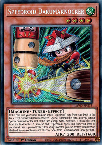 Speedroid Darumaknocker - LAVD-ENS15 - Secret Rare 1st Edition