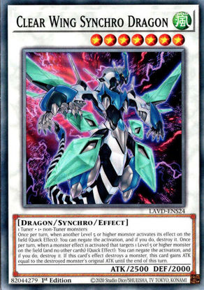 Clear Wing Synchro Dragon - LAVD-ENS24 - Common 1st Edition