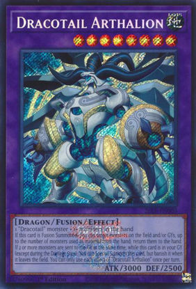 Dracotail Arthalion - 26LP-EN003 - Secret Rare | Emblazoned  1st Edition