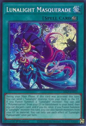 Lunalight Masquerade - 26LP-EN013 - Secret Rare 1st Edition