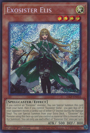 Exosister Elis - 26LP-EN016 - Secret Rare 1st Edition