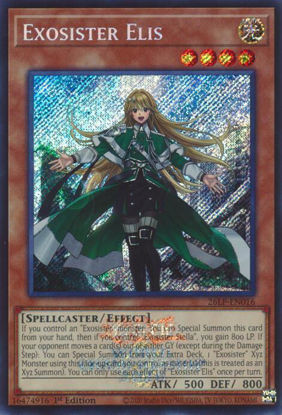 Exosister Elis - 26LP-EN016 - Secret Rare | Emblazoned  1st Edition