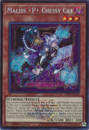 Maliss P Chessy Cat - 26LP-EN018 - Secret Rare | Emblazoned  1st Edition