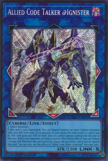Allied Code Talker @Ignister - 26LP-EN019 - Secret Rare 1st Edition