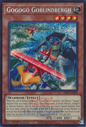 Gogogo Goblindbergh - 26LP-EN020 - Secret Rare | Emblazoned  1st Edition