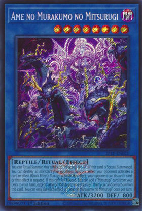 Ame no Murakumo no Mitsurugi - 26LP-EN021 - Secret Rare | Emblazoned  1st Edition