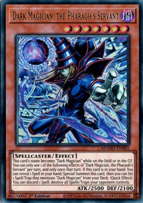 Dark Magician, the Pharaoh's Servant - MAMO-EN001 - Ultra Rare 1st Edition