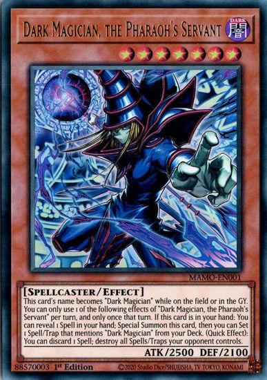 Dark Magician, the Pharaoh's Servant - MAMO-EN001 - Ultra Rare 1st Edition