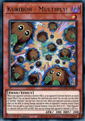 Kuriboh - Multiply - MAMO-EN002 - Ultra Rare 1st Edition