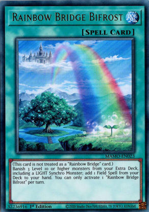 Rainbow Bridge Bifrost - MAMO-EN023 - Ultra Rare 1st Edition