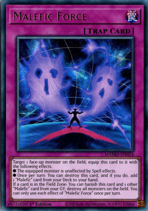 Malefic Force - MAMO-EN024 - Ultra Rare 1st Edition