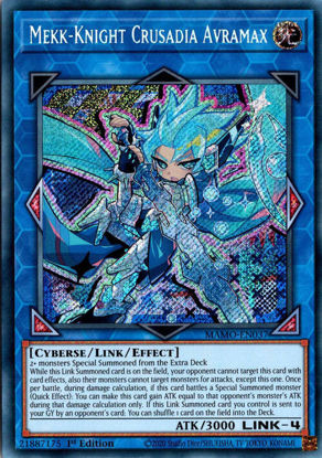 Mekk-Knight Crusadia Avramax - MAMO-EN037 - Secret Rare 1st Edition