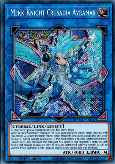 Mekk-Knight Crusadia Avramax - MAMO-EN037 - Secret Rare 1st Edition