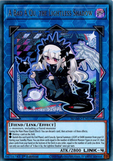 A Bao A Qu, the Lightless Shadow - MAMO-EN038 - Ultra Rare 1st Edition