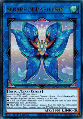 Seraphim Papillion - MAMO-EN087 - Ultra Rare 1st Edition
