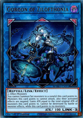 Gorgon of Zilofthonia - MAMO-EN091 - Ultra Rare 1st Edition