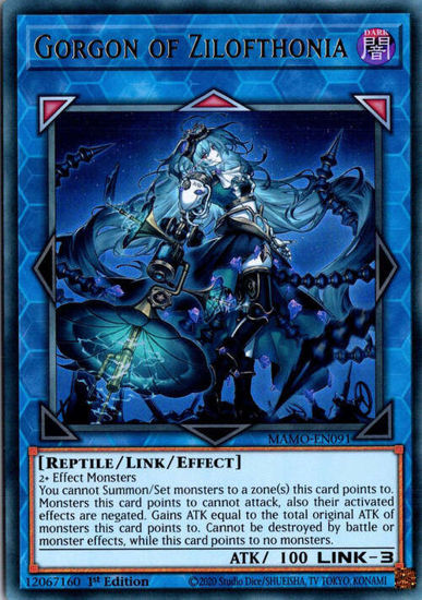 Gorgon of Zilofthonia - MAMO-EN091 - Ultra Rare 1st Edition