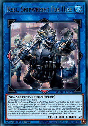 Keel, Shipwright Fur Hire - MAMO-EN092 - Ultra Rare 1st Edition