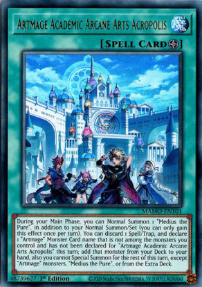 Artmage Academic Arcane Arts Acropolis - MAMO-EN101 - Ultra Rare 1st Edition
