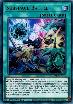 Subspace Battle - MAMO-EN111 - Ultra Rare 1st Edition