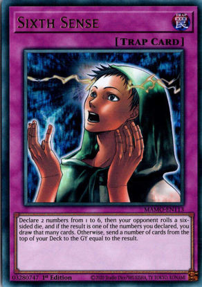 Sixth Sense - MAMO-EN113 - Ultra Rare 1st Edition