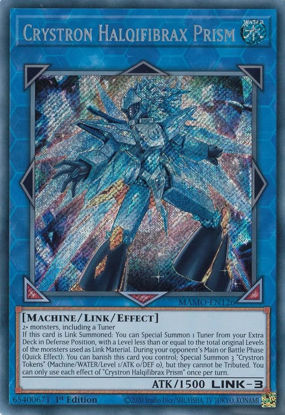 Crystron Halqifibrax Prism - MAMO-EN126 - Secret Rare 1st Edition