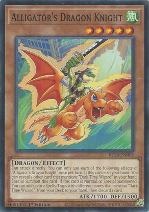 Alligator's Dragon Knight - BETB-EN002 -  1st Edition