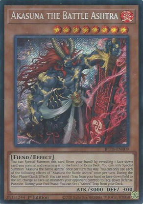 Akasuna the Battle Ashtra - BETB-EN009 - Secret Rare 1st Edition