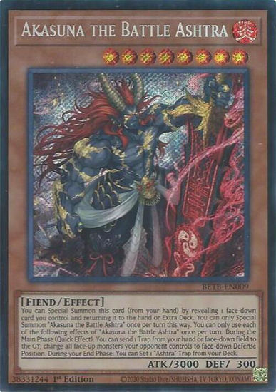 Akasuna the Battle Ashtra - BETB-EN009 - Secret Rare 1st Edition