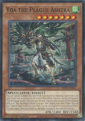 Yoa the Plague Ashtra - BETB-EN011 -  1st Edition
