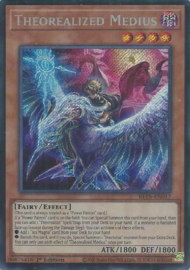 Theorealized Medius - BETB-EN017 - Secret Rare 1st Edition