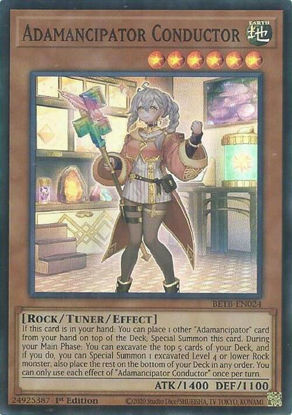 Adamancipator Conductor - BETB-EN024 - Super Rare 1st Edition