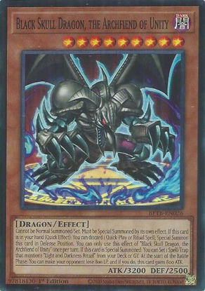 Black Skull Dragon, the Archfiend of Unity - BETB-EN026 - Super Rare 1st Edition