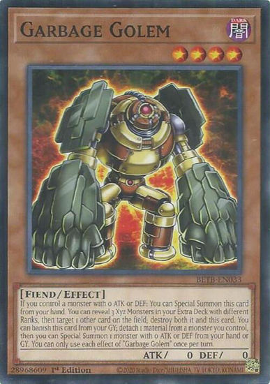 Garbage Golem - BETB-EN033 -  1st Edition