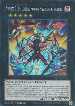 Number C104: Umbral Horror Masquerade Victory - BETB-EN043 -  1st Edition