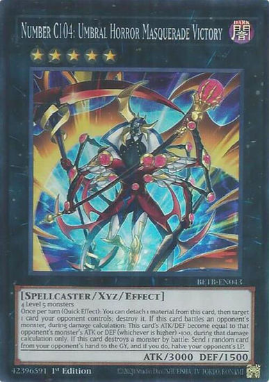 Number C104: Umbral Horror Masquerade Victory - BETB-EN043 -  1st Edition
