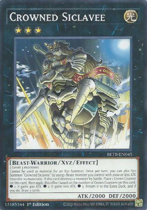 Crowned Siclavee - BETB-EN045 -  1st Edition