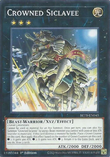 Crowned Siclavee - BETB-EN045 -  1st Edition
