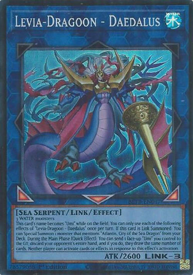 Levia-Dragoon - Daedalus - BETB-EN047 - Super Rare 1st Edition