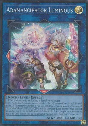Adamancipator Luminous - BETB-EN049 - Super Rare 1st Edition